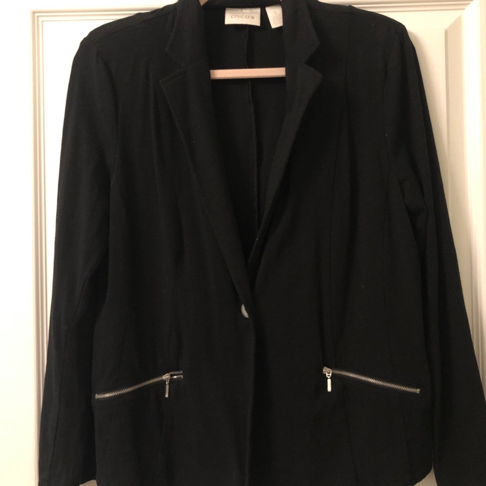 Chico’s Front Button Jacket - Size 1